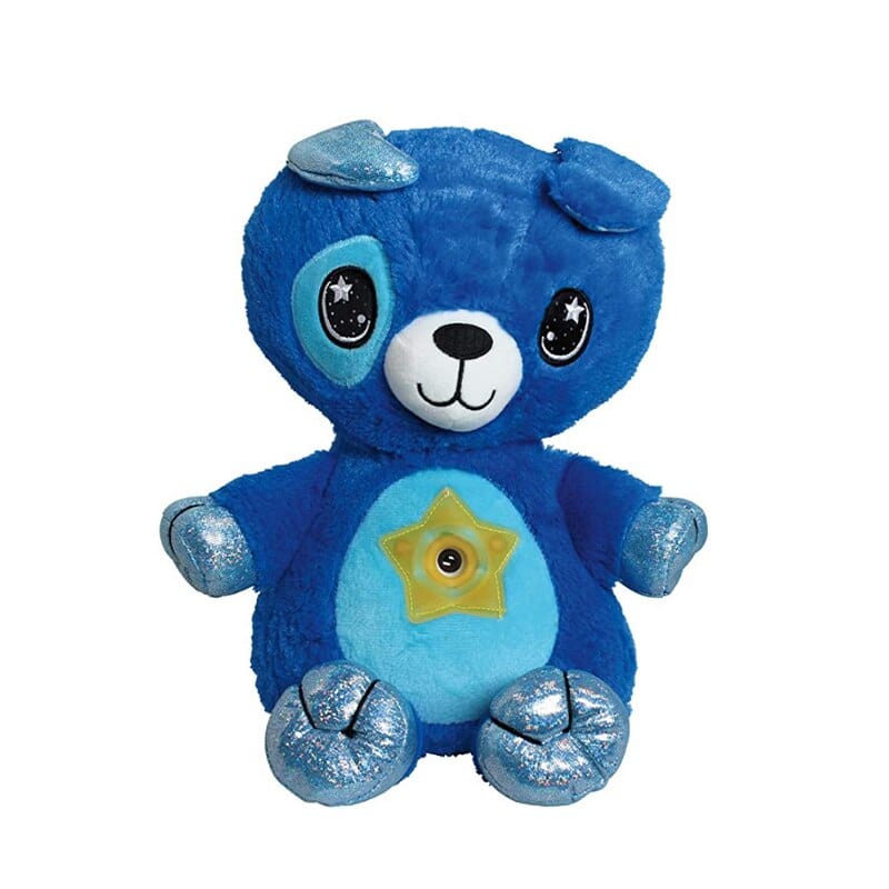 Mega Loja dos Produtos Azul Brinquedo Urso de Pelúcia com Projetor