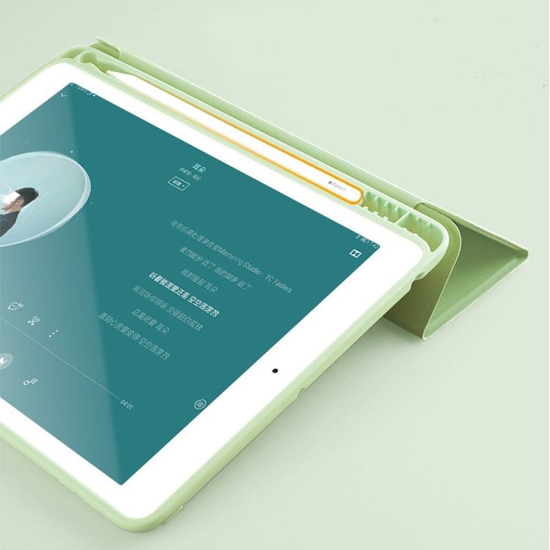 Mega Loja dos Produtos Capa para iPad com Compartimento para Caneta
