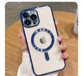 Mega Loja dos Produtos Tecnologia iPhone 12 Mini / Azul Capa para iPhone Magsafe com Proteção da Câmera