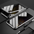 Mega Loja dos Produtos Tecnologia Prata / iPhone 7/8 Plus Capa para iPhone Magnética Blindada