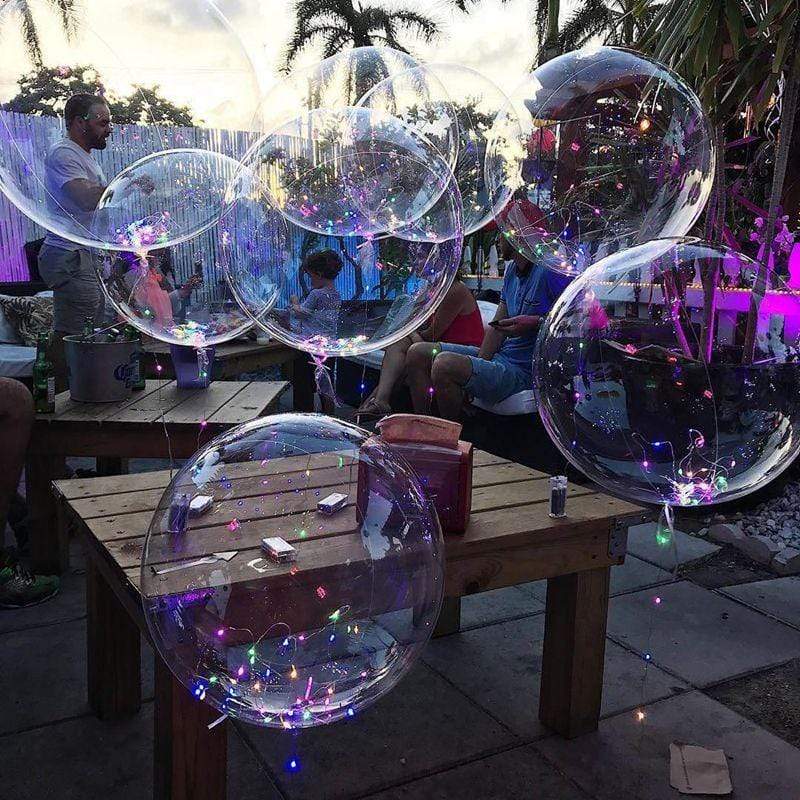 Mega Loja dos Produtos 18 cm Balão Bubble Transparente 5 Unidades