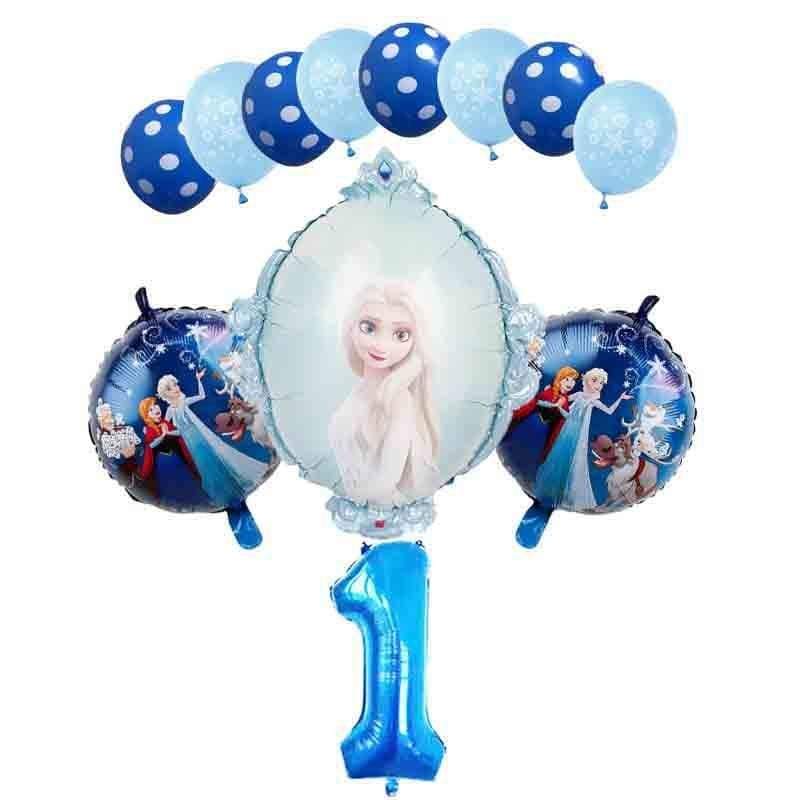 Mega Loja dos Produtos 1B Kit Balões Decorativos para Festa Infantil Frozen