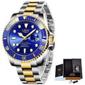 Mega Loja dos Produtos 200034143 Rose gold blue / China Relógio LIGE CLASSIC