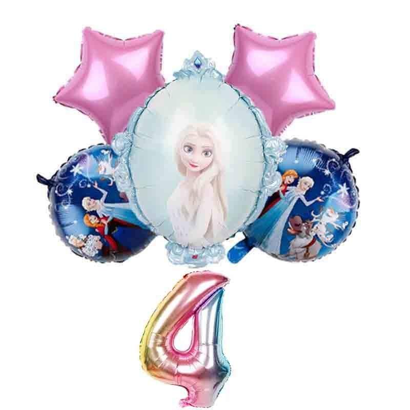 Mega Loja dos Produtos 4A Kit Balões Decorativos para Festa Infantil Frozen