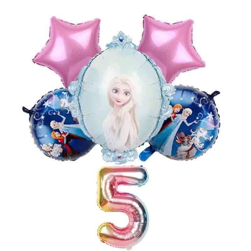 Mega Loja dos Produtos 5A Kit Balões Decorativos para Festa Infantil Frozen