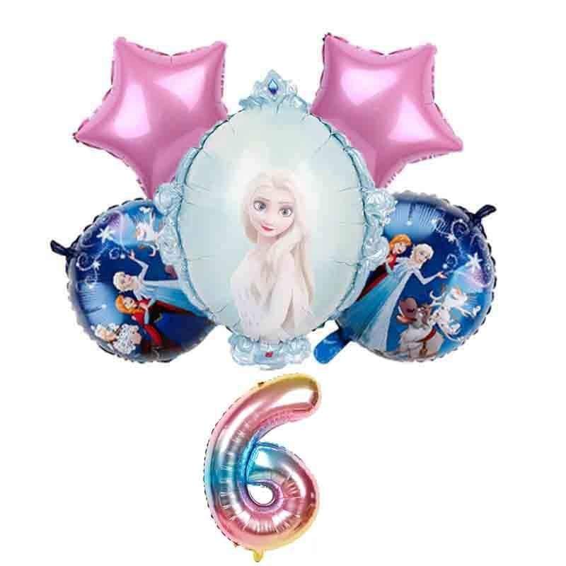 Mega Loja dos Produtos 6A Kit Balões Decorativos para Festa Infantil Frozen