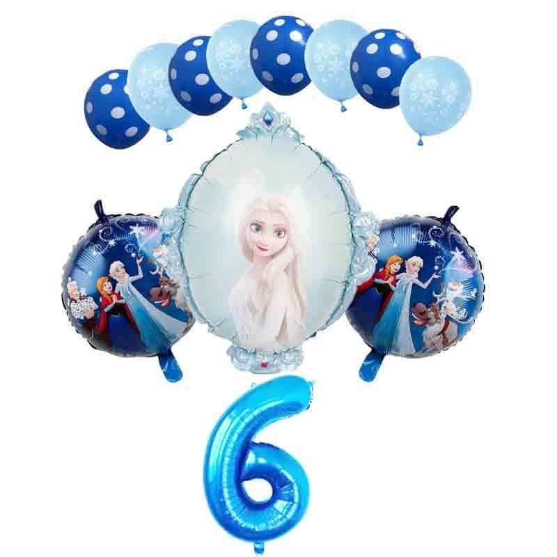 Mega Loja dos Produtos 6B Kit Balões Decorativos para Festa Infantil Frozen