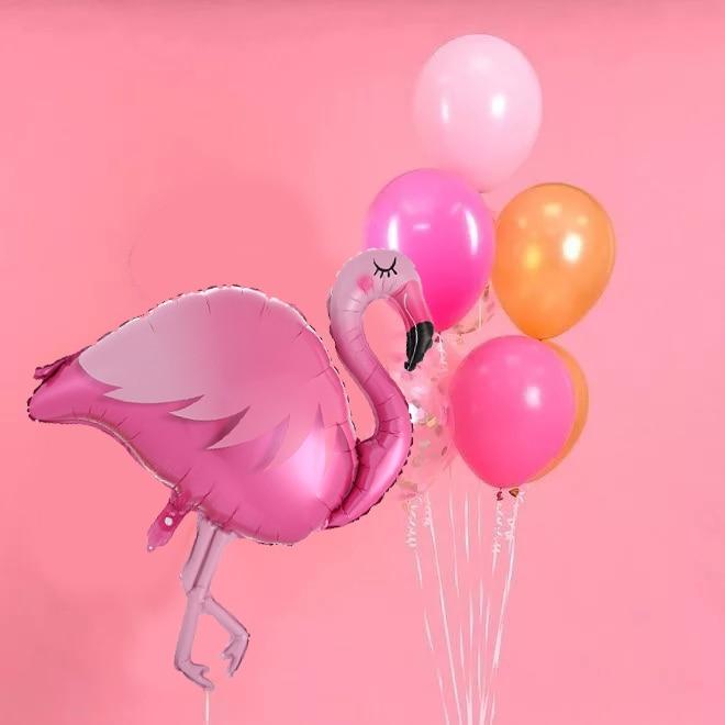 Mega Loja dos Produtos 7 Kit Balões Decorativos para Festa - Flamingo