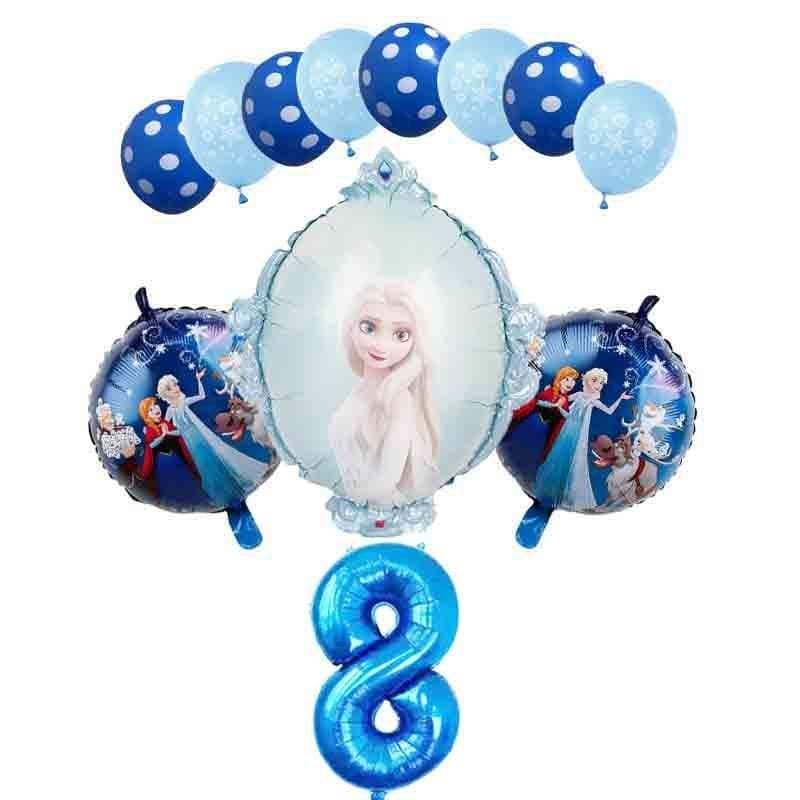 Mega Loja dos Produtos 8B Kit Balões Decorativos para Festa Infantil Frozen