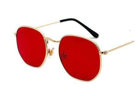 Mega Loja dos Produtos Acessórios e Joias Gold clear red Óculos Moda Verão 2020