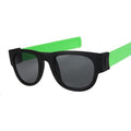 Mega Loja dos Produtos Acessórios e Joias Preto e Verde Óculos de Sol Dobrável - Fit Glasses