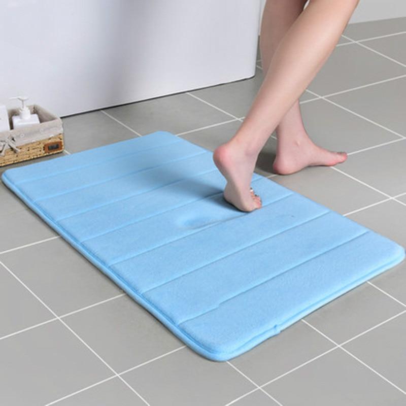 Mega Loja dos Produtos Azul Claro / 40x60cm Tapete Antiderrapante para Banheiro