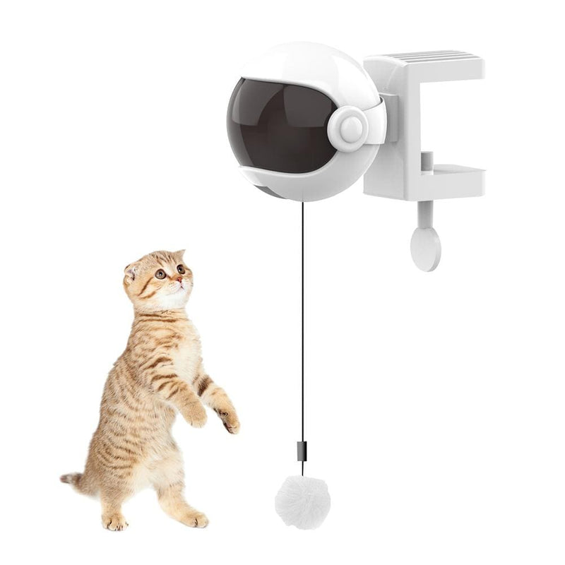 Mega Loja dos Produtos Branco Brinquedo Elétrico para Gatos com Bola Interativa