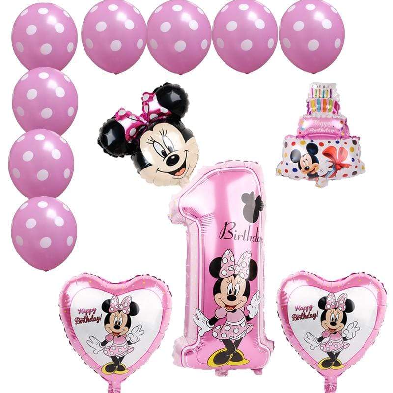 Mega Loja dos Produtos Casa 1 Kit Balões Decorativos para Festa Infantil - Mickey e Minnie