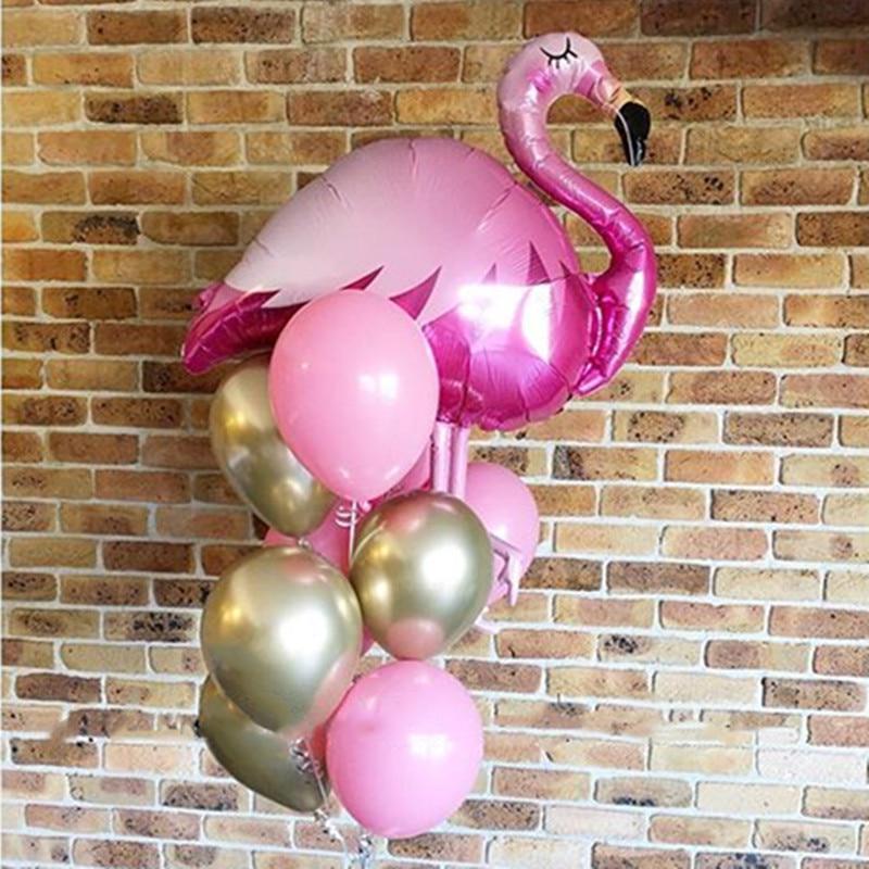 Mega Loja dos Produtos Casa 10 Kit Balões Decorativos para Festa - Flamingo