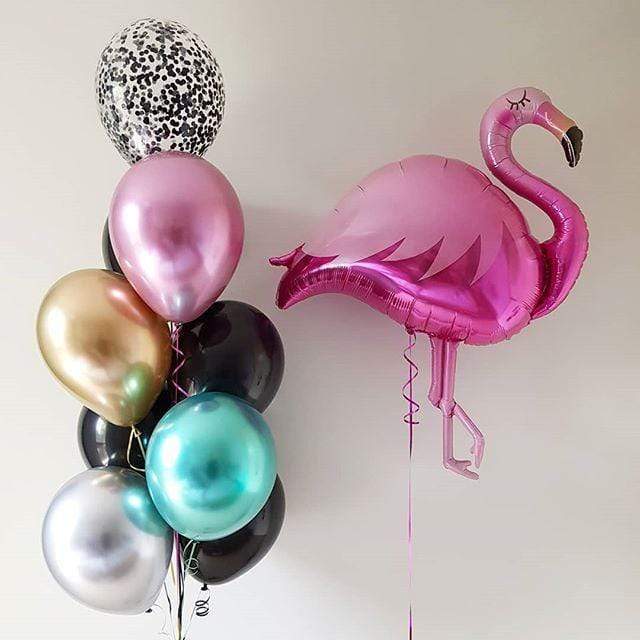 Mega Loja dos Produtos Casa 8 Kit Balões Decorativos para Festa - Flamingo