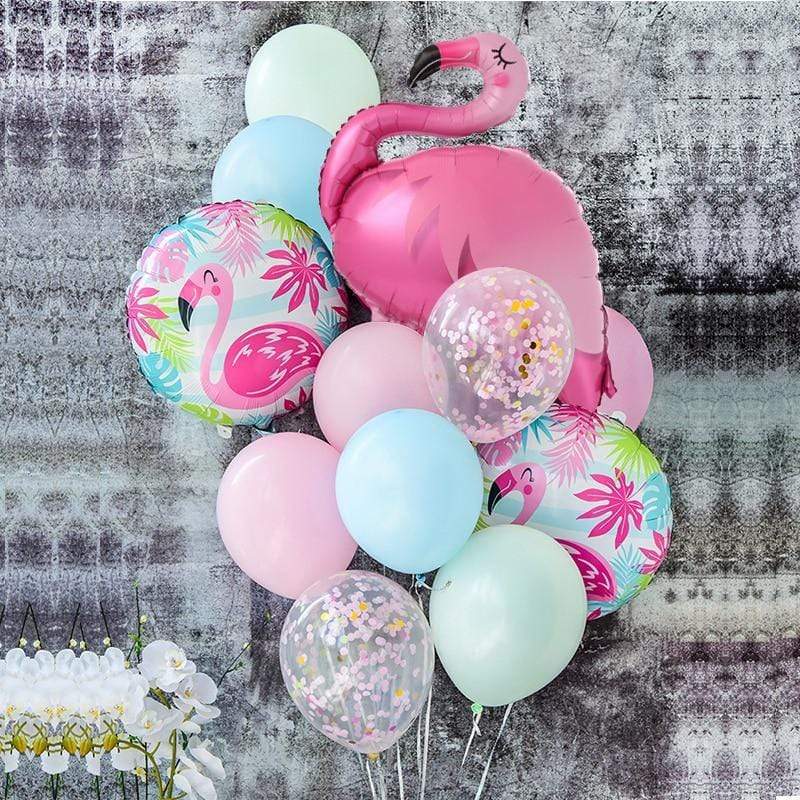 Mega Loja dos Produtos Casa 9 Kit Balões Decorativos para Festa - Flamingo