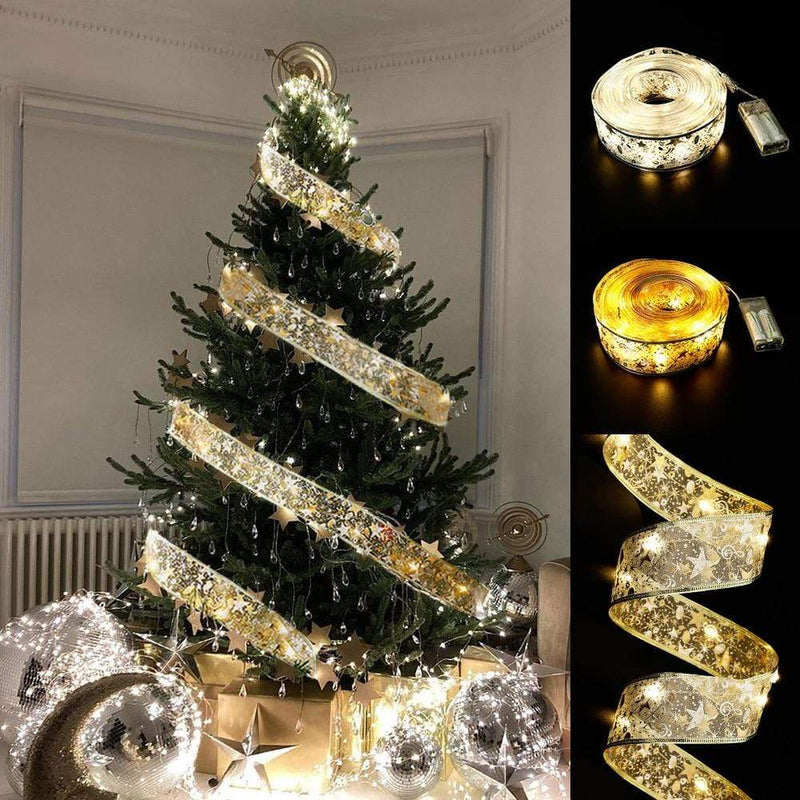 Mega Loja dos Produtos Casa Fita Decorativa para Árvore de Natal em LED