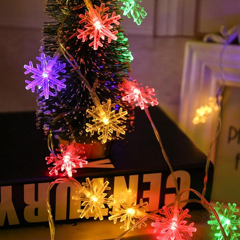 Mega Loja dos Produtos Casa Pisca Pisca de Natal LED - Floco de Neve
