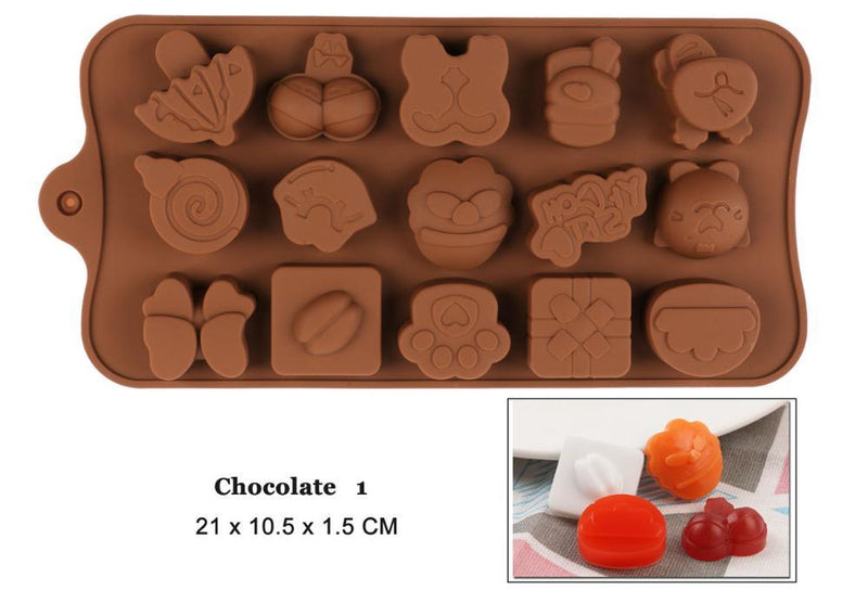 Mega Loja dos Produtos Chocolate 1 Molde de Silicone para Chocolate