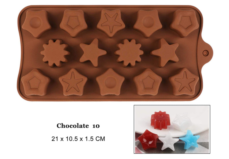 Mega Loja dos Produtos Chocolate 10 Molde de Silicone para Chocolate
