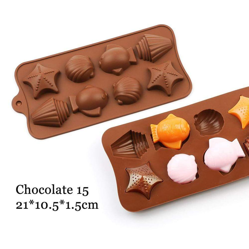 Mega Loja dos Produtos Chocolate 15 Molde de Silicone para Chocolate