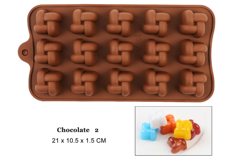 Mega Loja dos Produtos Chocolate 2 Molde de Silicone para Chocolate