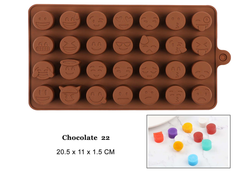 Mega Loja dos Produtos Chocolate 22 Molde de Silicone para Chocolate