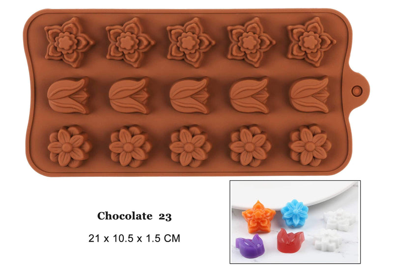 Mega Loja dos Produtos Chocolate 23 Molde de Silicone para Chocolate