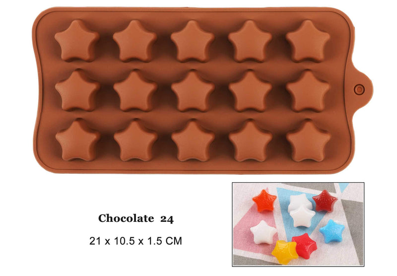 Mega Loja dos Produtos Chocolate 24 Molde de Silicone para Chocolate