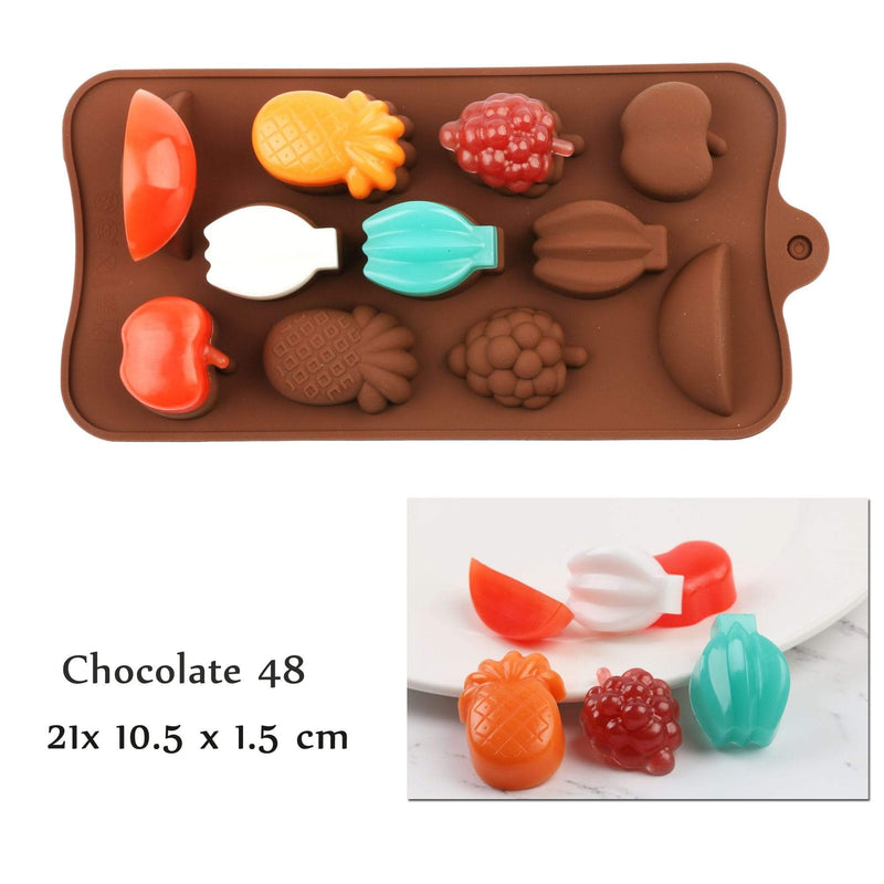 Mega Loja dos Produtos Chocolate 48 Molde de Silicone para Chocolate