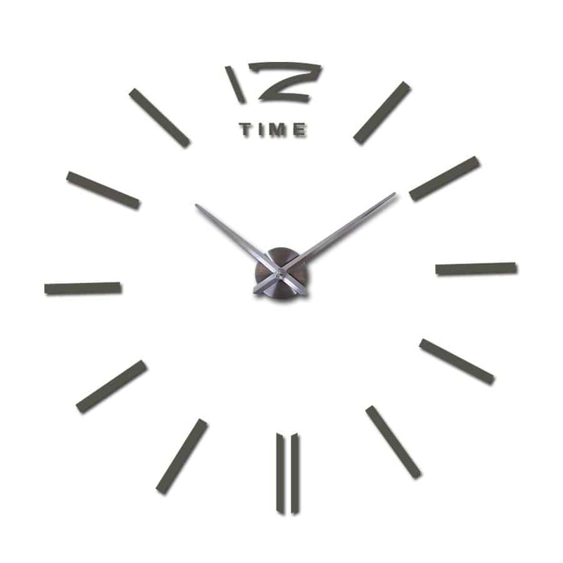 Mega Loja dos Produtos Cinza / 37 Polegadas Relógio de Parede em 3D de Acrílico