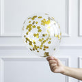Mega Loja dos Produtos Estrelas / 10 Balões de Festa com Confetes 10 Unidades