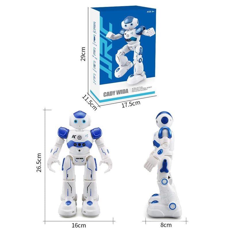 Mega Loja dos Produtos Infantil Azul Robô de Brinquedo Inteligente