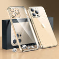 Mega Loja dos Produtos iPhone 11 / Dourado Capa para iPhone de Silicone com Protetor de Câmera
