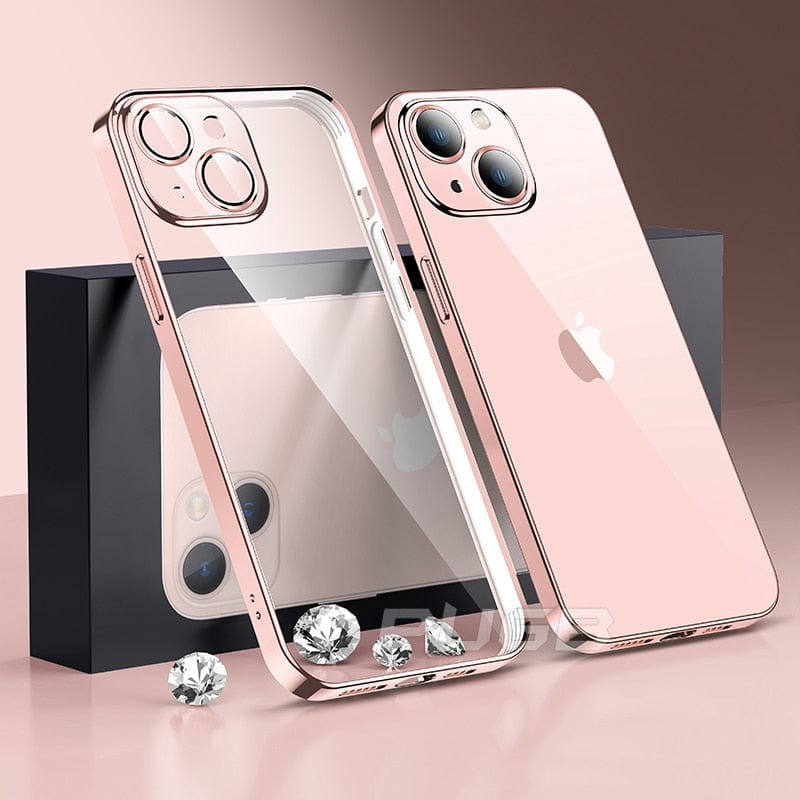 Mega Loja dos Produtos iPhone 11 / Rosa Capa para iPhone de Silicone com Protetor de Câmera