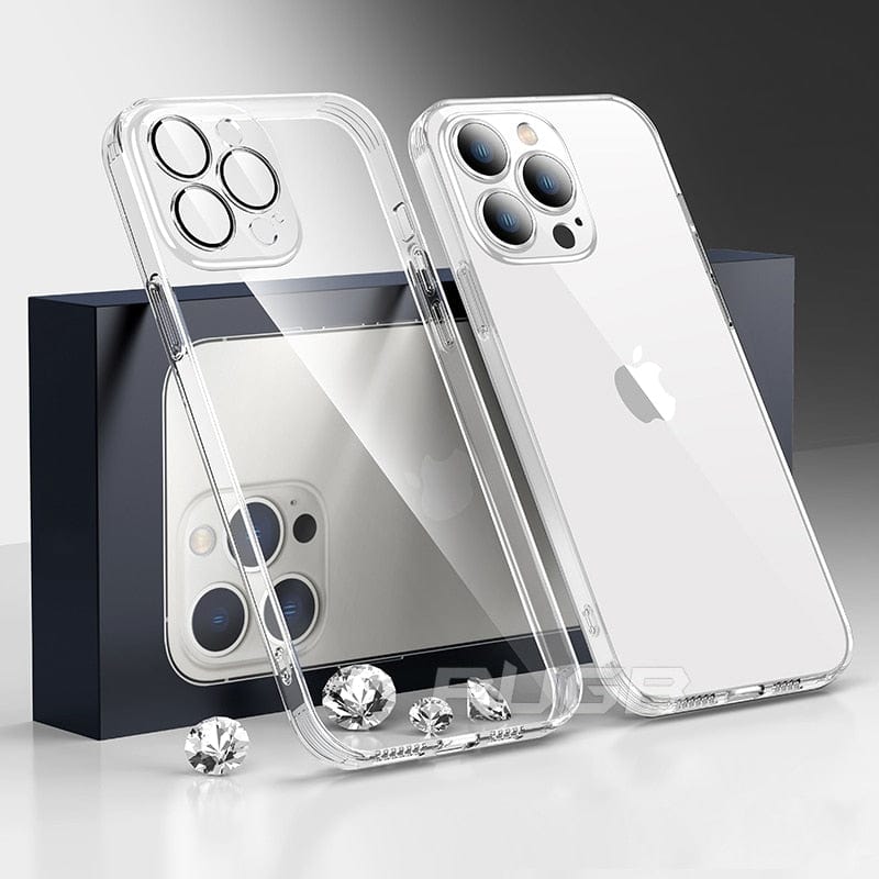 Mega Loja dos Produtos iPhone 11 / Transparente Capa para iPhone de Silicone com Protetor de Câmera