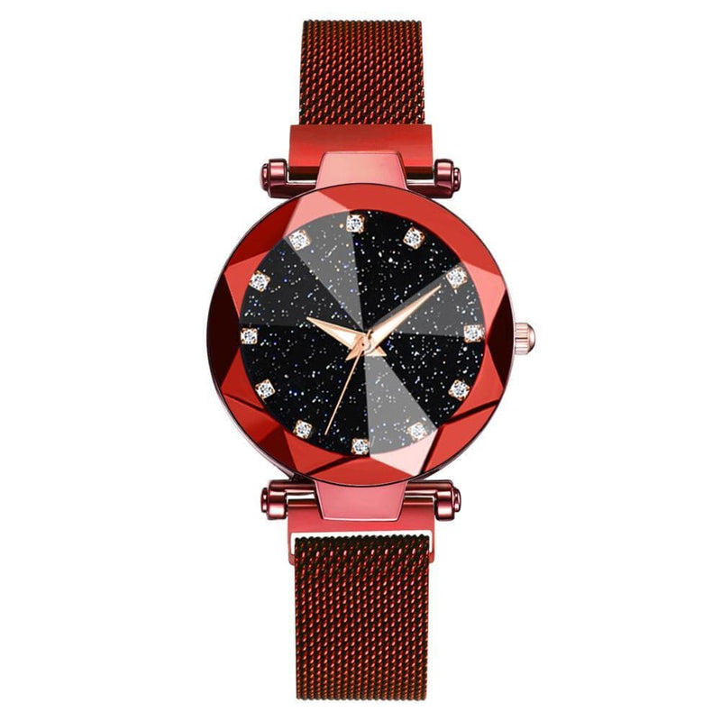 Mega Loja dos Produtos Modelo 16 Relógio Feminino Céu Estrelado