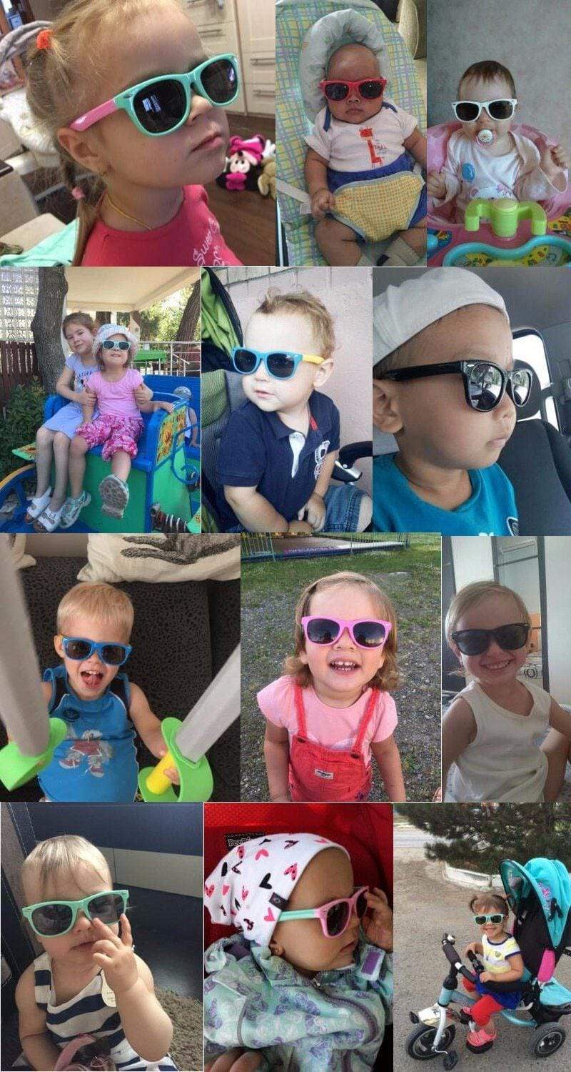Mega Loja dos Produtos Óculos de Sol Infantil Maleável Lentes Polarizadas