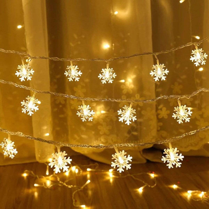 Mega Loja dos Produtos Pisca Pisca de Natal LED - Floco de Neve
