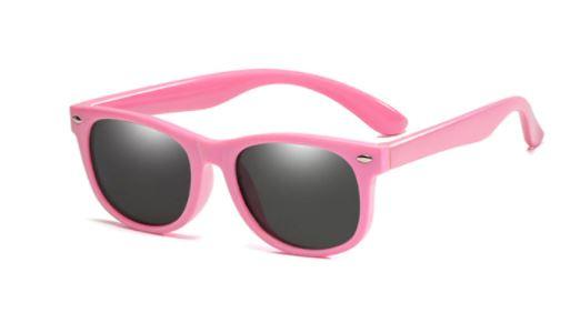 Mega Loja dos Produtos Rosa Óculos de Sol Infantil Maleável Lentes Polarizadas