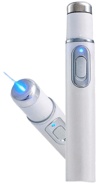 Mega Loja dos Produtos Saúde e Beleza Luz Azul com Aquecimento Caneta Laser para Tratamento de Acne e Varizes