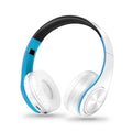Mega Loja dos Produtos Tecnologia branco/azul Headset Bluetooth Sem Fio Estéreo