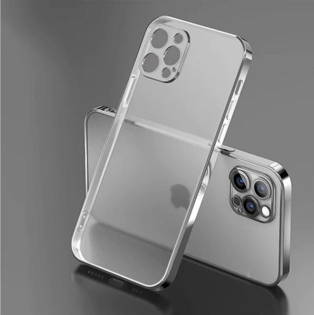 Mega Loja dos Produtos Tecnologia iPhone 11 / Prata Capa para iPhone de Silicone com Protetor de Câmera