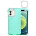 Mega Loja dos Produtos Tecnologia iPhone 12 / Azul Capinha para iPhone com Ring Light