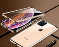 Mega Loja dos Produtos Tecnologia iPhone 7 / Dourado Capa para iPhone 7/8 Magnética Blindada