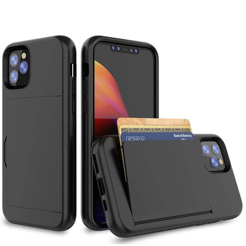 Mega Loja dos Produtos Tecnologia Preto / iPhone 11 Pro Capinha para iPhone com Porta Cartão