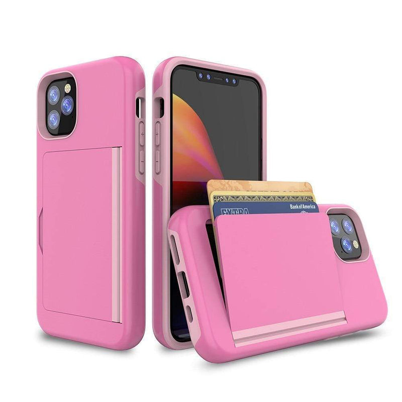 Mega Loja dos Produtos Tecnologia Rosa / iPhone 11 Pro Capinha para iPhone com Porta Cartão