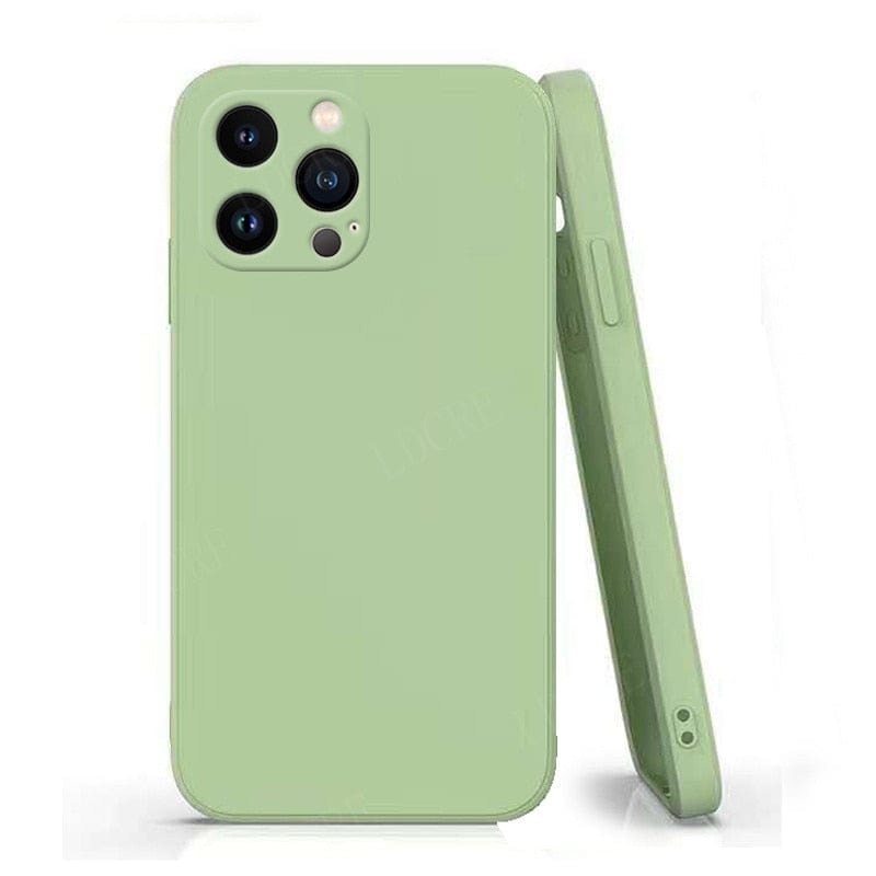 Mega Loja dos Produtos Tecnologia Verde / iPhone 14 Pro Max Capa de Silicone iPhone 14