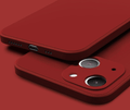 Mega Loja dos Produtos Tecnologia Vermelho / iPhone 12 Pro Max Capinha para iPhone de Silicone